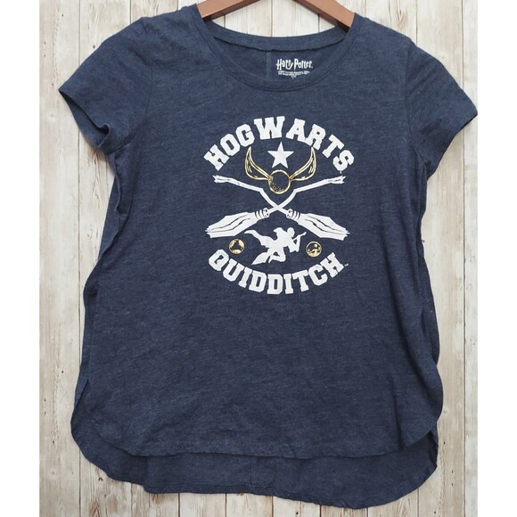 Wizarding World Of Harry Potter Other - Harry Potter Hogwarts Quidditch T-Shirt With Open Bottom Blue Size Youth Large L